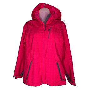 FREE COUNTRY Soft Shell Jacket Women's Size Medium Ski Winter Snow Pink Lined